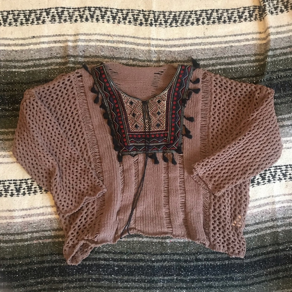 Namastay Wild Crop Sweater